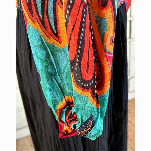 Anthropologie Conditions Apply Sleek Wrap Blouse Top SP - Picture 12 of 16